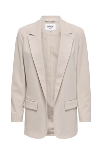 ONLY ONLCAROLINA LIFE L/S OPEN BLAZER CC: silver gray