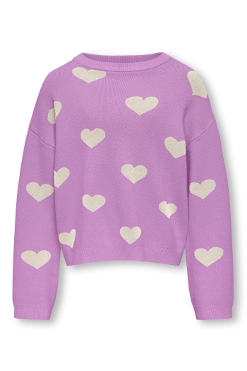 ONLY KOGMONTANA LS JQ LOOSE O-NECK CP KN: