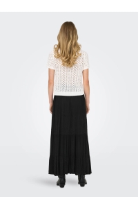 ONLY ONLSAGA LIFE SS O-NECK CC KNT cloud dancer