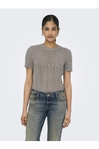 ONLY ONLSAGA LIFE SS O-NECK CC KNT fungi