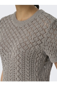 ONLY ONLSAGA LIFE SS O-NECK CC KNT fungi