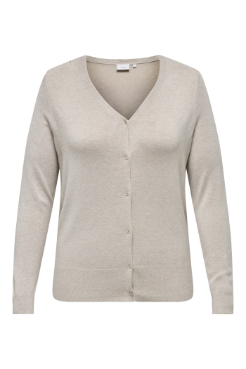 Carmakoma CARVENICE LIFE LS V-NECK CARDI KNT