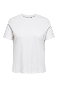 carmakoma CARJEN SS JEANS TEE JRS NOOS bright white