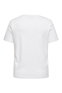 carmakoma CARJEN SS JEANS TEE JRS NOOS bright white