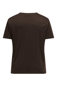 Carmakoma CARJEN SS JEANS TEE JRS NOOS coffee bean