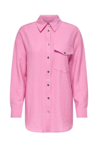 ONLY ONLTANIA LIFE LS SHIRT WVN fuchsia pink