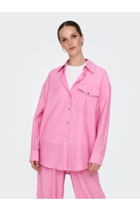 ONLY ONLTANIA LIFE LS SHIRT WVN fuchsia pink