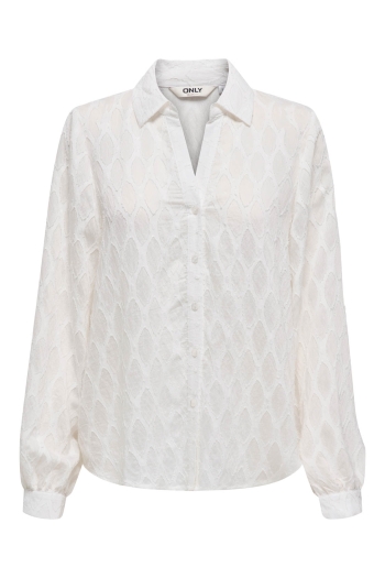 ONLY ONLNOA LS V-NECK SHIRT WVN