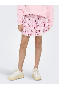 ONLY KOGGLOW LIFE TAPED EDGE SKORT AOP W: romance rose/strawberry/stripes