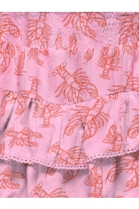 ONLY KOGGLOW LIFE TAPED EDGE SKORT AOP W: begonia pink/lobster/tiger lily