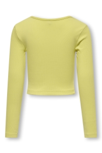 ONLY KOGNESSA LIFE LS CONTRAST CUTOUT TO: lima bean/cut out shoulder