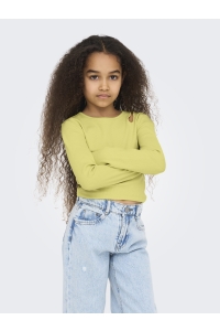 ONLY KOGNESSA LIFE LS CONTRAST CUTOUT TO: lima bean/cut out shoulder