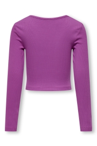 ONLY KOGNESSA LIFE LS CONTRAST CUTOUT TO: cattleya orchid/cut out heart