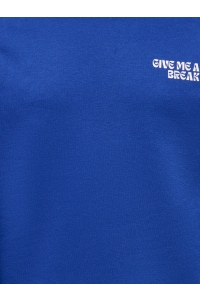 ONLY KOGCAMINE L/S OVERSIZE O-NECK CS SW: mazarine blue/break/cloud dancer