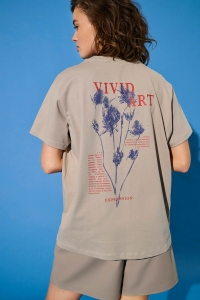 ONLY ONLPOPPY LIFE S/S FLOWER TOP BOX JR: string/art