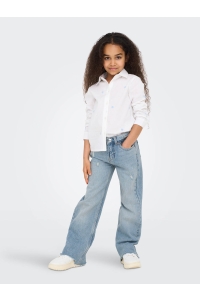 ONLY KOGJUICY WIDE DES DNM JEANS AZG light blue denim