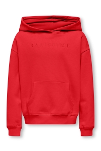 ONLY KOGBILLIE LIFE L/S HOODIE SWT mars red/ultimate