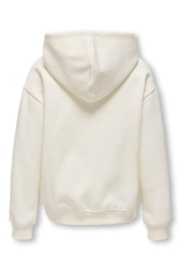 ONLY KOGBILLIE LIFE L/S HOODIE SWT antique white/ultimate
