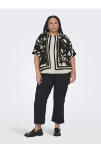 carmakoma CARNICON LIFE SS TOP AOP black/abstract graphic