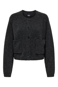 ONLY ONLPIEMONTE L/S CARDIGAN KNT NOOS dark grey melange
