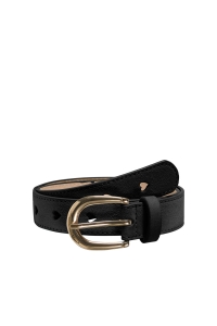 ONLY KOGALIVA HEART JEANS BELT ACC black/antique brass buckle