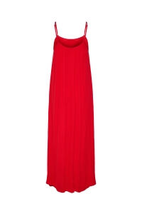 ONLY ONLNIKI STRAP MAXI DRESS WVN high risk red