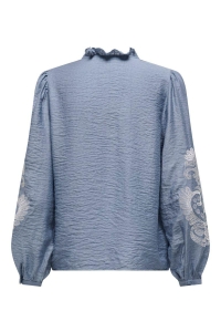 ONLY ONLNEW MALOU L/S TOP PTM faded denim