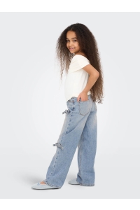 ONLY KOGHOPE WIDE BOW LB DNM CRO light blue denim