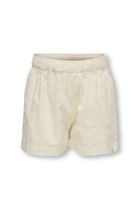 ONLY:KIDS ONLY KMGMARGOT LIFE EMBROIDERY SHORTS WV: tofu/emb - dtm
