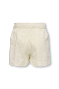 ONLY:KIDS ONLY KMGMARGOT LIFE EMBROIDERY SHORTS WV: tofu/emb - dtm