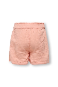ONLY KOGTHYRA LIFE BUTTON SHORTS WVN salmon