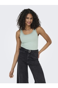 ONLY ONLSARA SHARAI LIFE TANK TOP JRS NO: jadeite