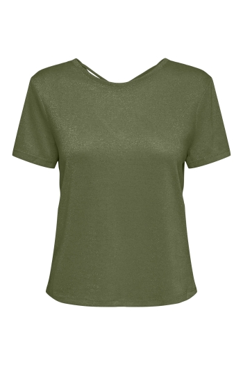 ONLY ONLAMBER LIFE S/S GLITTER TOP JRS