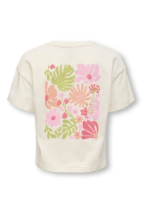 ONLY:KIDS ONLY KMGVACAY LIFE SS LOOSE PRINTED TEE : tofu/palm