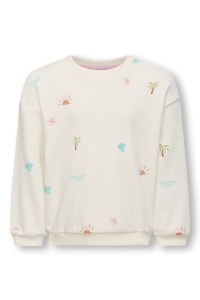 ONLY:KIDS ONLY KMGSUMMER LS LOOSE O-NECK PRINT UB : tofu/travel