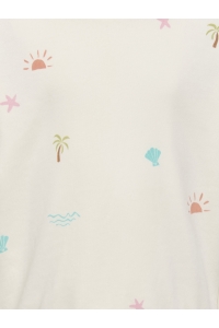 ONLY:KIDS ONLY KMGSUMMER LS LOOSE O-NECK PRINT UB : tofu/travel