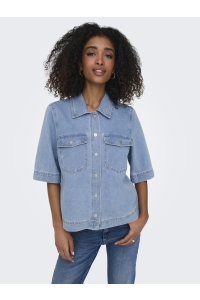 ONLY ONLBELLE S/S SHIRT DNM GUA NOOS light blue denim