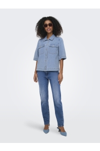 ONLY ONLBELLE S/S SHIRT DNM GUA NOOS light blue denim