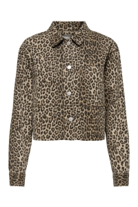 ONLY ONLNAOMI AOP JACKET OTW toasted coconut/leo