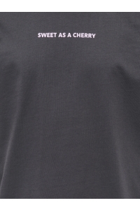 ONLY KOGHELEN LIFE S/S LOOSE TEE JRS NOO: phantom/cherries