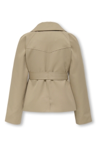 ONLY KOGCHLOE LIFE SHORT DB TRENCHCOAT O: tannin
