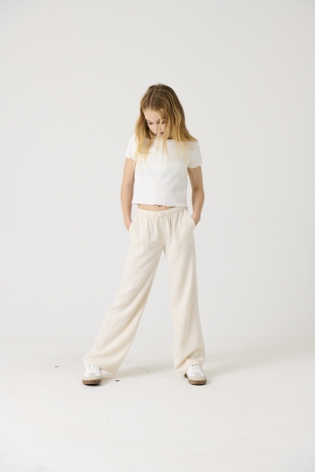 ONLY KOGSIESTA PULL-UP LINEN BLEND PNT N: