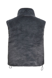 ONLY ONLDANA FAUX FUR REV.WAISTCOAT OTW : blackened pearl