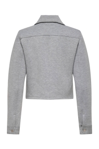 ONLY ONLJUDITH LIFE SCUBA SHORT JACKET C: grey melange