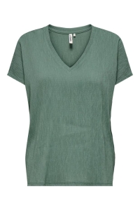 ONLY ONLKAYLIE SS STRUCTURE TOP PNT laurel wreath