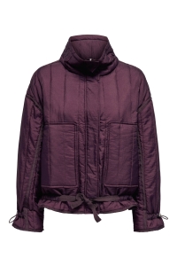 ONLY ONLWALERIA QUILTED JACKET CC OTW mauve wine