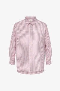 Carmakoma CAROREGON LS RHINESTONE SHIRT WVN pirouette/pink a boo