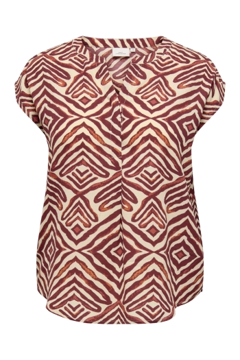 carmakoma CARSHILLA SL SHIRT AOP BS