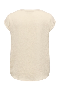 carmakoma CARSHILLA SL SHIRT AOP BS sandshell