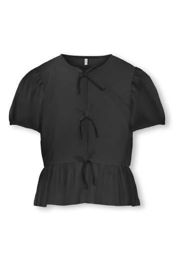 ONLY KOGCLARA LIFE S/S BOW SHIRT WVN NOO: